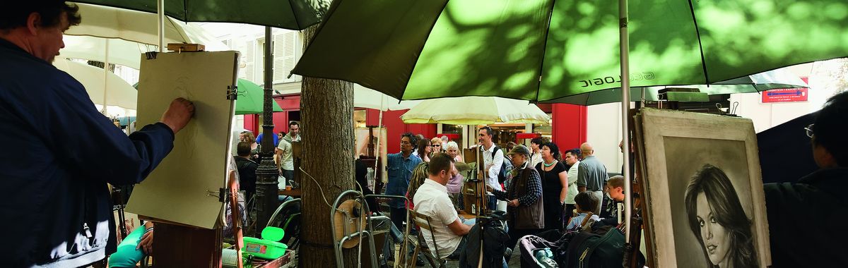 Place du Tertre: A life dedicated to art.