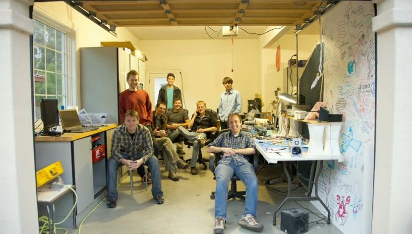 The Planet Labs team: ... and yes, if all started in a garage.