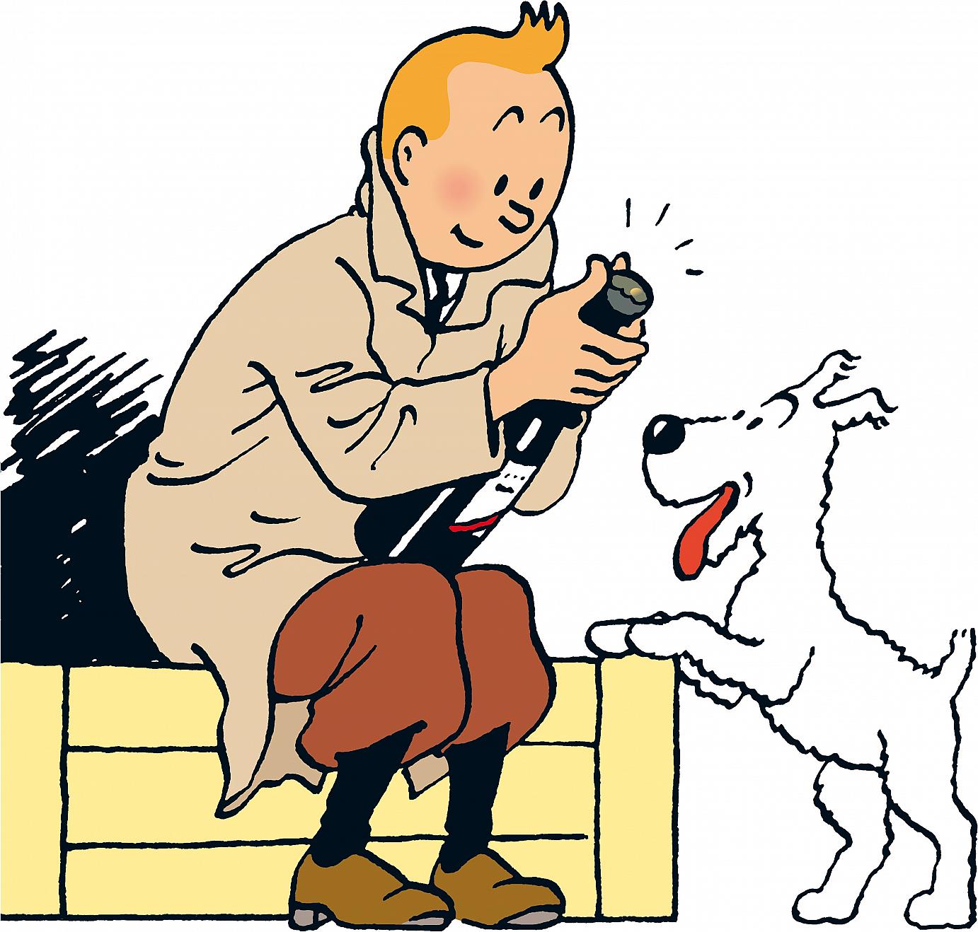 Tintin and Snowy