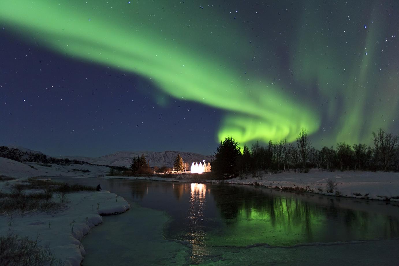 Aurora Borealis in Iceland.