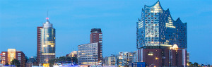 Exterior of the Elbphilharmonie in Hamburg. Copyright: Thies Raetzke